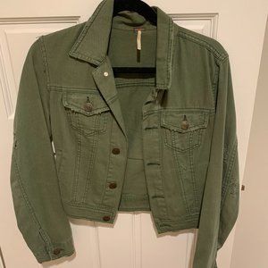 Free People Olive Green Jacket